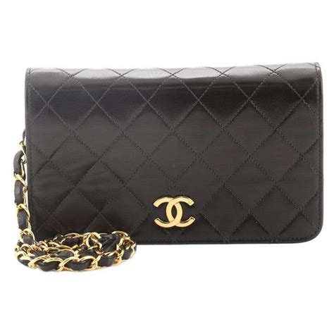 authentic chanel flap vintage button|Chanel vintage full flap.